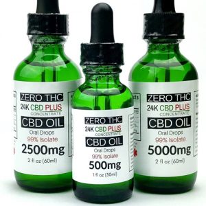 24KCbdPlus 500mg CBD Tincture Oil - Isolate 500x500vh