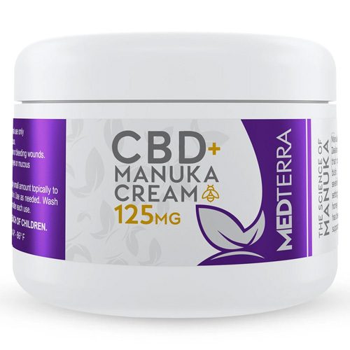 Medterra 125mg Manuka CBD Cream Topical (Isolate)