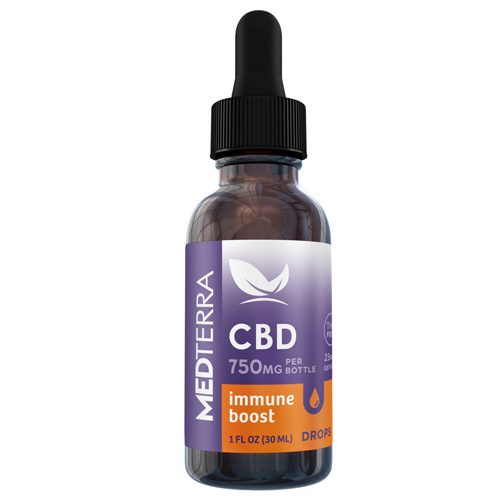 Medterra 750mg CBD Immune Support Oil Tincture (Isolate)