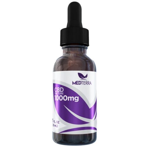 Medterra 1000mg CBD Oil Tincture (Isolate)