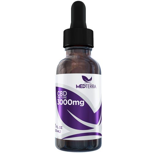 Medterra 3000mg CBD Oil Tincture (Isolate)